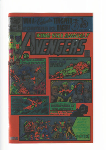 Marvel Comics Avengers Annual Issue #10 Foil Facsimile Addition