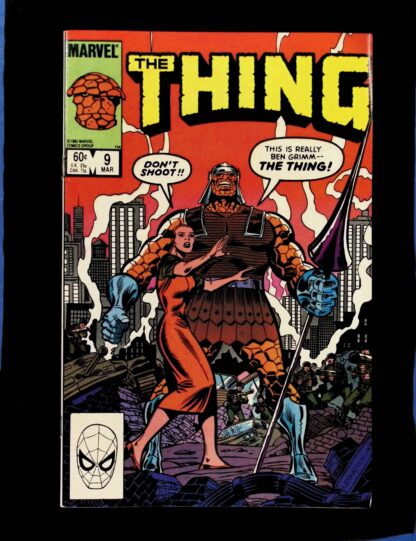 Marvel Comics The Thing #9 cover